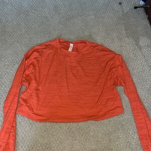Lululemon running cropped shirt